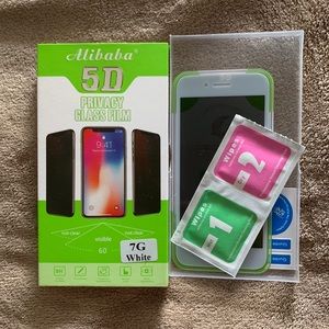 iPhone 7 privacy glass screen protector